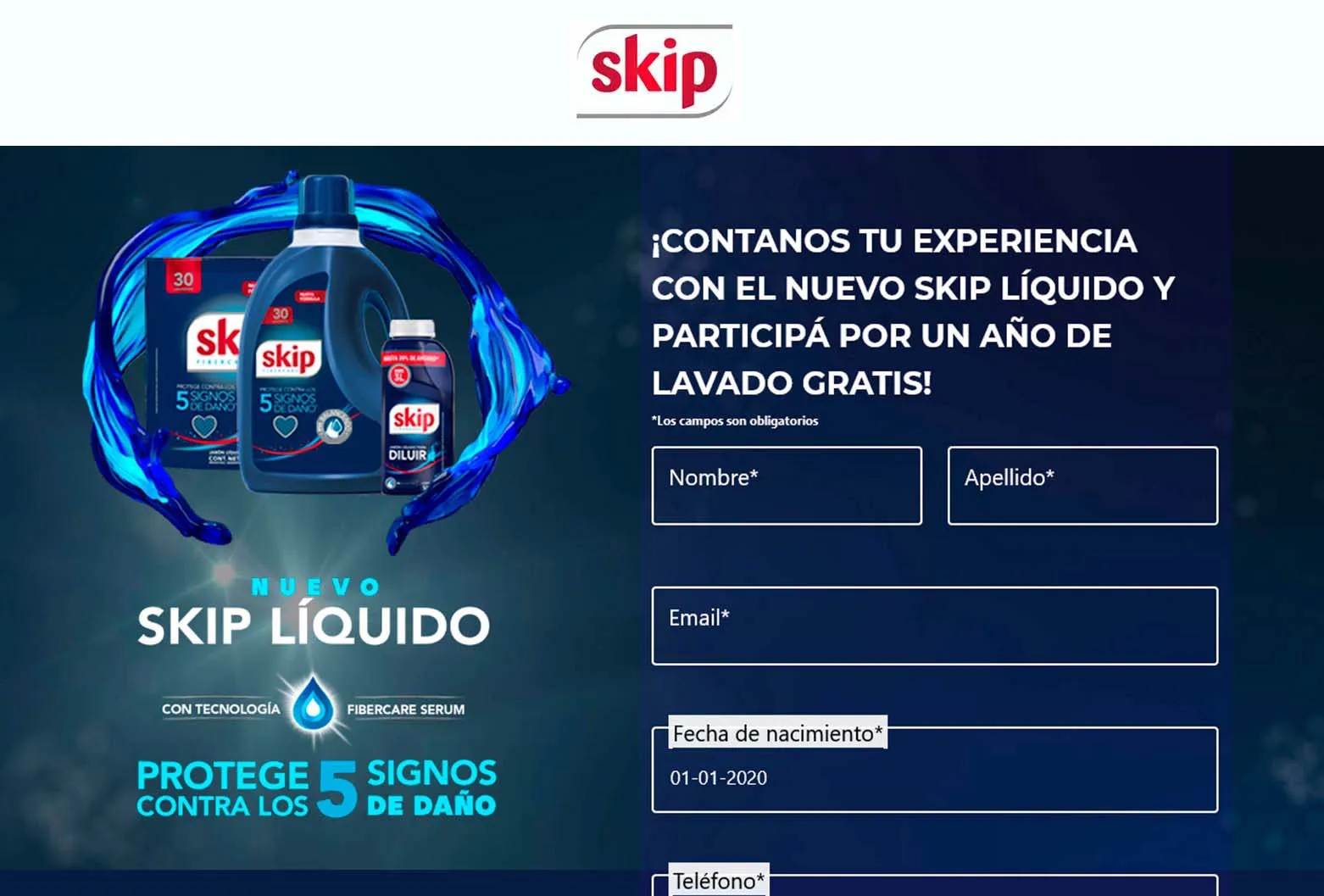 Data capture - Skip recomendadores
